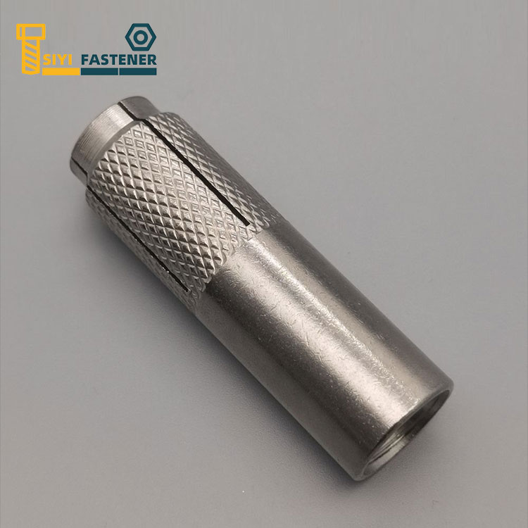 Капка от неръждаема стомана в котва с Knurling